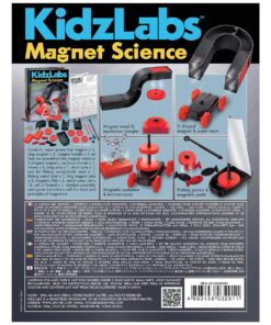 4M Magnet Science Kit - 10 Magnetic Experiments & Games (over 25 pieces to Build & STEM Learn From) - Power the Racer with a Magnet, Levitate a Magnet, Magnetic Yacht & Fishing, Boys & Girls, Age 8+ 19 81ErlfSBc8L 1