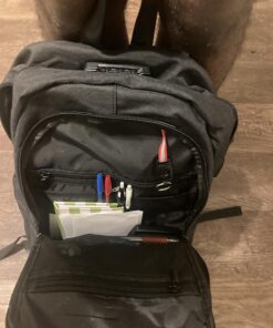 Tzowla Travel Laptop Backpack Water Resistant Anti-Theft Bag with USB Charging Port and Lock 15.6 Inch Computer Business Backpacks for Women Men Work College Gift,Casual Daypack 15.6inch A-black 61 81EuAe8sy3L