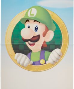 Super Mario Happy Birthday Giant Scene Setters Wall Decorating Kit Party Backdrop, 5 Pieces, Made from Vinyl, Multicolor, 59" x 65" by Amscan 16 81EuHv9YIL