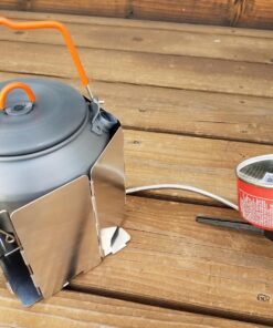 HIGHROCK Lightweight Compact Folding Camp Stove Windscreen 54 81Ev 8tSthL