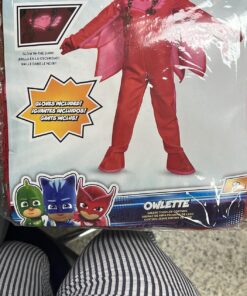 PJ Masks Owlette Deluxe Toddler Costume Large (4-6) Red 34 81EwO0dHwoL