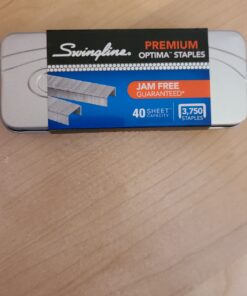 Swingline Staples, Premium for Desktop Staplers, 1/4" Length, 210/Strip, 3750/Box, Jam Free, Optima (35556) 1/4" 19 81EwtEKz3pL