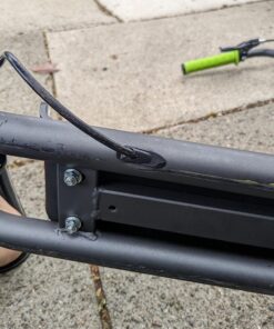 Mongoose Expo Youth Kick Scooter, Suggested for Riders with Ages 6 to 9 Years Old, Max. Weight of 175 lbs., Front and Rear Caliper Brakes, Rear Axle Pegs, 12-Inch Inflatable Wheels Green/Grey 32 81Exbg8d1cL