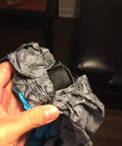 Wise Owl Outfitters Camping Hammock - Camping Essentials, Portable Hammock w/Tree Straps, Single or Double Hammock for Outside, Hiking, and Travel Blue & Grey Medium 47 81Ey7C2FzFL