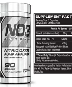 Cellucor NO3 Chrome Nitric Oxide Supplements with Arginine Nitrate for Muscle Pump & Blood Flow, 90 Capsules, G4 90 Count (Pack of 1) 17 81Ey9BNVN1L