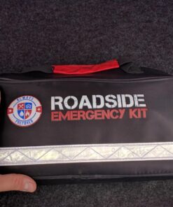 Always Prepared Premium (125 Piece) Roadside Emergency Car Kit – with Jumper Cables – All-in-One Auto Safety and First Aid Kit – Travel Safety for Women, Men, and College Kids – Roadtrip Essentials Premium Roadside Kit 40 81EyAwhiFuL