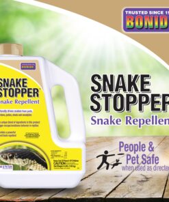 Bonide Snake Stopper Snake Repellent, 4 lb. Ready-to-Use Granules for Outdoor Pest Control, People & Pet Safe 19 81EyFUHBYfL 1