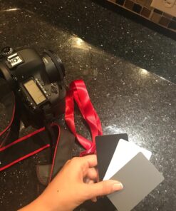 White Balance Cards 18% Gray Grey Card. Use for Video, DSLR and Film. Custom Calibration Camera Checker Cards. Premium Exposure Photography Card Set. Free Ebook Included + Instruction Guide 41 81EyofunZiL