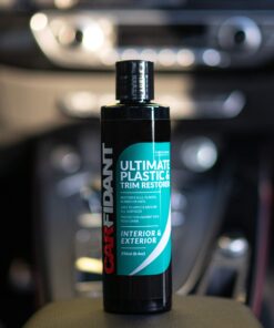 Carfidant Ultimate Trim & Plastic Restorer for Cars - Black Plastic Restorer - Restores Faded and Dull Plastic, Rubber, Vinyl Back to Black - 8.4 oz Kit 8.40 Fl Oz (Pack of 1) 38 81Eyy90tptL