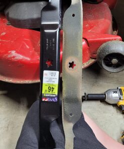 MaxPower 561739B 2-Blade Set for 46" Cut Craftsman, Husqvarna, Poulan Replaces 405380, 532-405380, PP21011,Black 32 81F26wKuvYL