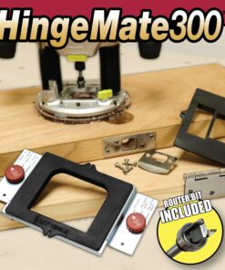 Milescraft 1213 Hinge Mate 300 - Complete Door Hinge Installation Kit with Latch & Strike Plate Templates. For use on Doors and Jambs 1 Pack 36 81F3Mh3oCjL 2