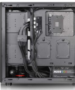 Thermaltake Commander C34 Motherboard Sync ARGB ATX Mid Tower Computer Chassis with 2 200mm ARGB 5V Motherboard Sync RGB Front Fans + 1 120mm Rear Black Fan Pre-Installed CA-1N5-00M1WN-00 30 81F3PaBPXL