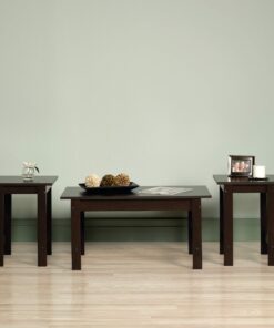 Sauder Beginnings Table Set, L: 35.32" x W: 19.45" x H: 17.17", Cinnamon Cherry 28 81F4pc7vJaL