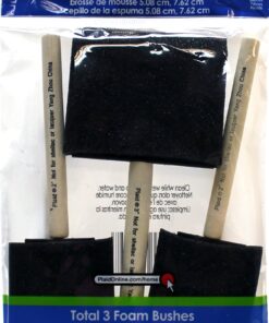 Plaid Foam Brushes, 44269 (3 Pack), One Size