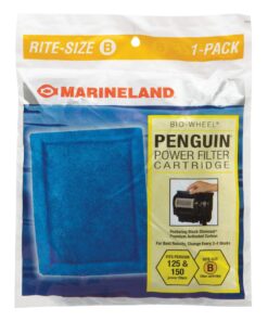 Alternative view of Marineland Penguin Power Filter Cartridge Rite-Size B, 1 Count, Replacement Cartridge For Aquarium Filtration, B - Yellow 1-Count Size B