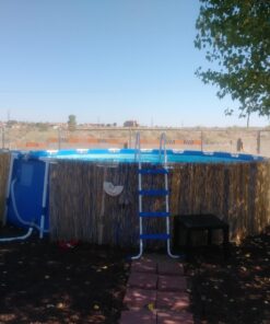 INTEX 28253EH Metal Frame Above Ground Swimming Pool Set: 18ft x 48in – Includes 1500 GPH Cartridge Filter Pump – Removable Ladder – Pool Cover – Ground Cloth with Cartridge Filter Pump Metal Frame Pool 28 81F63zb8oTL