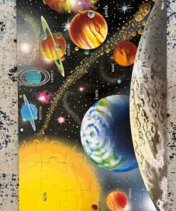 Melissa & Doug Solar System Floor Puzzle (48 pcs, 2 x 3 feet) 51 81F6SI69aYL