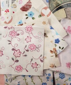 flic-flac 200pcs 4 x 4 inches (10cmx10cm) Cotton Craft Fabric Bundle Squares Patchwork Lint DIY Sewing Scrapbooking Quilting Dot Pattern Artcraft 200pcs 10cm*10cm 43 81F75hS25mL