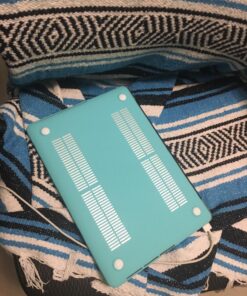 RUBAN for Old MacBook Pro Retina 13 inch (A1502 & A1425 Models) 2015 2014 2013 2012 Release,Plastic Hard Shell Case & Keyboard Cover, Turquoise 46 81F8Q kEVeL 1