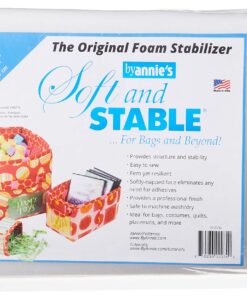 Alternative view of ByAnnie's Soft and Stable Fabric, 36 by 58-Inch, White