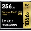Lexar Professional 1066x 256GB CompactFlash Card, Up to 160MB/s Read, for Professional Photographer, Videographer, Enthusiast (LCF256CRBNA1066) 43 81F8tMrOr3L