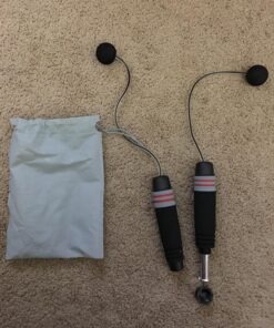 Benvo Weighted Ropeless Jump Rope Cordless Speed Rope Skipping Rope for Double Unders, Exercise, WOD, Boxing, MMA Beachbody Training Fitness- Updated Version Red 32 81F9aTgez6L