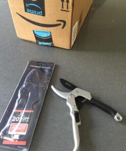 gonicc 8" Professional SK-5 Steel Blade Sharp Anvil Pruning Shears (GPPS-1001),Less effort. Pruning Scissors, Bonsai Cutters 43 81FAy3YwJfL