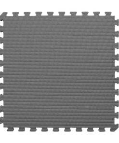 Alternative view of IncStores 7/8 Inch Thick Tatami Foam Flooring Tiles | Textured Interlocking Foam Tiles for Martial-Arts Floor Protection in Your Home Gym, Playroom, and More Black/Grey 4 - 2'x2' Tiles (16 Sq Ft)
