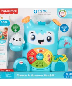 Fisher-Price Learning Toy Dance & Groove Rockit With Interactive Music Lights And Phrases For Infants And Toddlers 19 81FH PtKqQL 1
