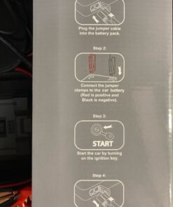 AVAPOW Car Jump Starter, 4000A Peak Battery (for All Gas or Up to 10L Diesel), Portable Booster Power Pack, 12V Auto Jump Box with LED Light, USB Quick Charge 3.0 50 81FHKagpAL