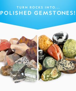 Alternative view of NATIONAL GEOGRAPHIC Rock Tumbler Refill Kit - 1 Lb. Jasper Rocks for Tumbling - 8 Varieties including Mookaite and Kabamba - Rock Tumbler Supplies include Rock Tumbler Grit and Jewelry Accessories Jasper Mix