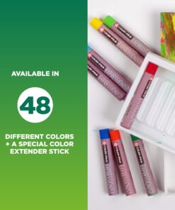 SAKURA Cray-Pas Expressionist Oil Pastel Set - Soft Oil Pastels for Artists - 50 Sticks 50 Piece Set 30 81FM5cYfdYL