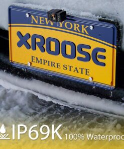 Xroose S2 HD Wired Backup Camera, 149° Wide Field of View License Plate Camera, IP69 Waterproof LED Colored Night Vision Rear-View Camera for Reversing/Driving Car Pickup SUV Truck … 37 81FMaFvnLwL