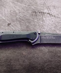 Kershaw Leek BlackWash Folding Pocketknife, 3" 14C28N Stainless Steel Blade, Assisted Opening Folding EDC 53 81FOJdhdVAL