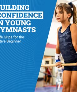 Gibson Rainbow Gymnastics Hand Grips, MADE IN USA Large Blue 15 81FPYMPYoL