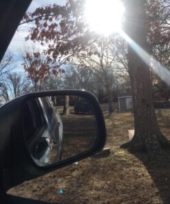 Lebogner 2 Pack Blind Spot Mirrors Car Accessories, 2" Round HD Glass Slim Frameless Convex Rear View Mirror, Wide Angle 360°Rotate 30°Sway Adjustable Stick On Mirror For All Cars, SUV, And Trucks 31 81FQCbJw5KL