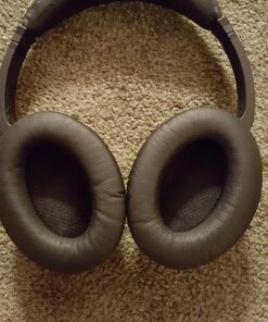 Synsen Replacement Ear Pads Cushion Compatible for Bose QuietComfort QC2,QuietComfort 15 QC15,QuietComfort QC25,QuietComfort 35 QC35,Bose AE2,AE2i,AE2w,SoundTrue, SoundLink (Around-Ear) Headphones BLACK 53 81FRb7pTzL