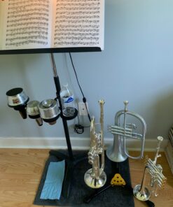 Hercules Stands HA100 Clamp-on Four Mute Holder - Trumpet, Trombone, Cornet, French Horn 16 81FSspv iaL