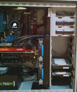 CORSAIR Hydro Series H105 AIO Liquid CPU Cooler, 240mm Thick Radiator, Dual 120mm PWM Fans 33 81FTND3VFyL