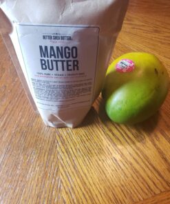 Better Shea Butter Raw Mango Butter - 100% Natural Mango Seed Butter - Skin and Hair Moisturizer - Use with Shea in DIY Whipped Body Butter, Mango Body Lotion, Lip Gloss and Soap Making, 8 oz Block Bar 8 Ounce (Pack of 1) 41 81FVi79UXL