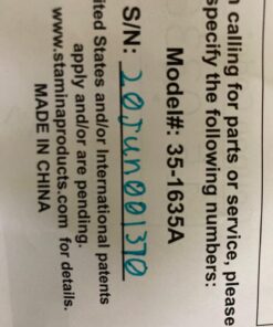 Stamina Fitness Trampoline - Exercise Trampoline with Smart Workout App - Indoor Trampoline Fitness Rebounder 36-Black One Size 24 81FVn9TqlOL