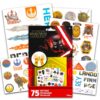 Star Wars Tattoos - 75 Assorted Temporary Tattoos ~ Kylo Ren, Rey, Captain Phasma, Stormtroopers, BB-8, and More! by Disney Studios 14 81FWIyE8NFL
