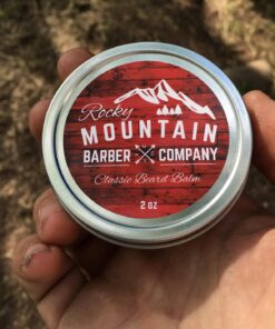 Rocky Mountain Barber Company Beard Balm - Classic Unscented - 100% Natural - Premium Wax Blend with Nutrient Rich Bees Wax, Jojoba, Coconut Oil 11 81FWXJA3XcL