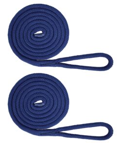Alternative view of Extreme Max 3006.2171 BoatTector Premium Double Braid Nylon Fender Line Value 2-Pack - 3/8" x 6', Royal Blue Extreme Max 3006.2171 BoatTector Premium Double Braid Nylon Fender Line Value 2-Pack - 3/8" x 6', Royal Blue