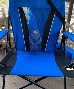 Kijaro XXL Dual Lock Portable Camping Chair - Supports Up to 400lbs - Enjoy The Outdoors in a Versatile Folding Chair, Sports Chair, Outdoor Chair & Lawn Chair Maldives Blue 21 81FXDtBF gL