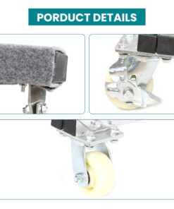 ECOTRIC Watercraft PWC Dolly Boat Jet Ski Stand Storage Trailer Watercraft Cart Watercraft Dolly PWC Dock Slipway Cart Adjustable Bunks W/ 4 Casters and 2 Brakes 1000lb Capacity 36 81FXW1uNa7L