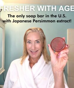 Mirai Clinical - Persimmon Soap Bar for Body 100g - Persimmon Soap - Japanese Body Odor Soap - Purifying and Deodorizing Natural Chemical-Free - Helps Eliminate Nonenal Soap Bar for Men & Women 3.52 Ounce (Pack of 1) 30 81FZVV2FR8L 2