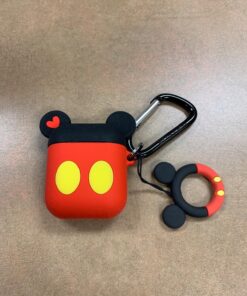 iFiLOVE Compatible with Airpods Case, Cute Cartoon Airpods Cover, Mickey Mouse Soft Silicone Shockproof Protective Case Cover Skin with Ring Buckle Holder for Apple Airpods 1 & 2 Charging Case(#1) #1 26 81FZtrUYFlL