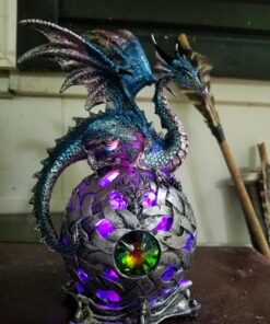 George S. Chen Imports Dragon on Light Up LED Orb Statue Display (Ss-g-71512) 46 81FbH0GOg3L