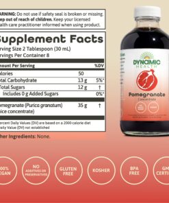 Alternative view of Dynamic Health Pomegranate Juice Concentrate | No Additives or Preservatives | Antioxidant | 8oz